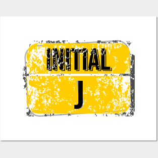 For initials or first letters of names starting with the letter J Posters and Art